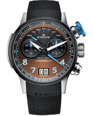 Наручные часы Edox Chronorally 38003 TINBU BRNBU